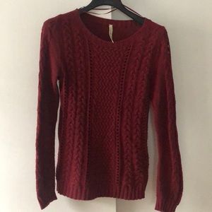 Red sweater perfect for Christmas time